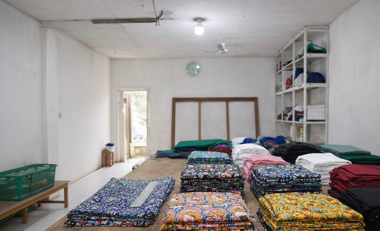 Area Pemotongan Kain